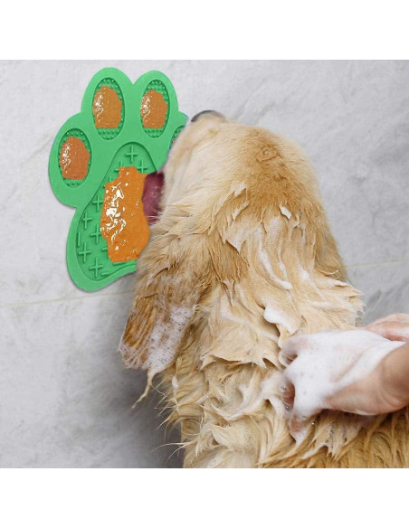 Alfombrilla de Lamer para Perros Uspace Verde 18 cm Silicona