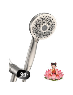Cabezal de Ducha de Mano JDO con Pantalla LED y 6 Modos