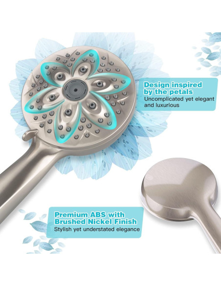 Cabezal de Ducha de Mano JDO con Pantalla LED y 6 Modos