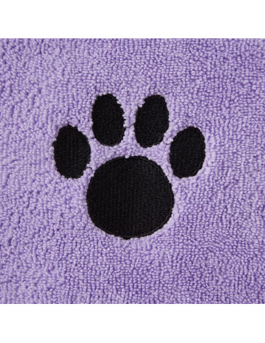Bata para Mascotas Bone Dry Grande Microfibra Lavanda