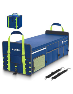 Organizador de Maletero SugarFox 95L Plegable Azul con Hielo