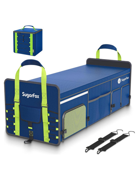 Organizador de Maletero SugarFox 95L Plegable Azul con Hielo Organizador de Maletero SugarFox 95L Plegable Azul con Hielo