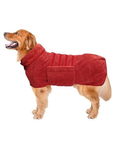 Toalla Secadora para Perros Geyecete Rojo Piña XS