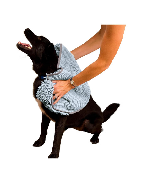 Toalla Super Shammy Soggy Doggy para Perros Gris 78.74x35.56 cm