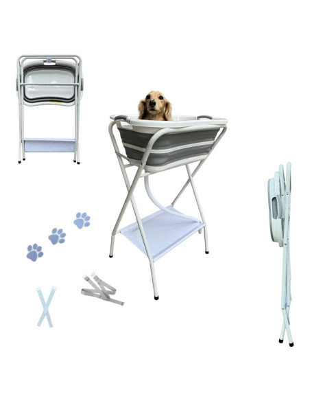 Bañera Plegable para Mascotas UNIEKWAVE 64.8x46.9 cm