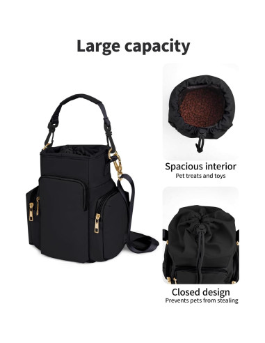 Bolsa de golosinas para perros OFY con correa desmontable 1.18L