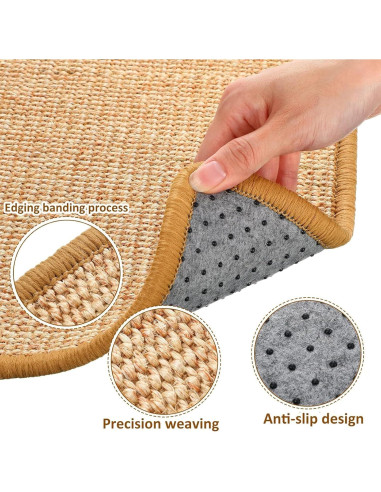 Alfombra Rascadora para Conejos KABASI 2 Piezas 40x30 cm