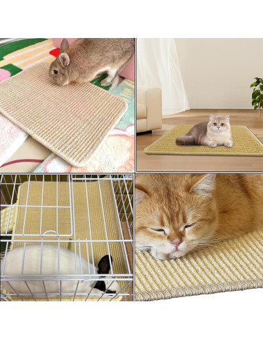 Alfombra Rascadora para Conejos KABASI 2 Piezas 40x30 cm