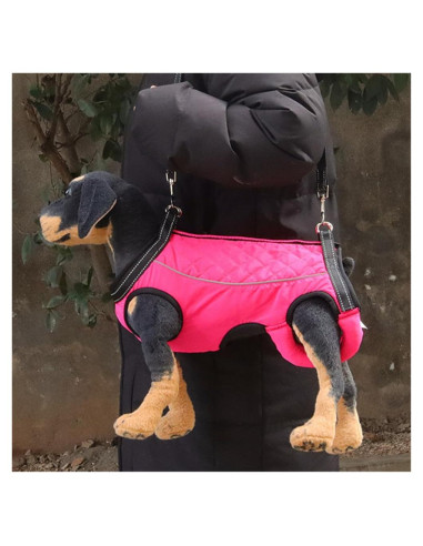 Arnés de Elevación para Perros LAROTSUBA Rojo Grande