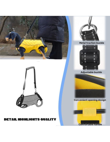 Arnés de Elevación para Perros LAROTSUBA Rojo Grande