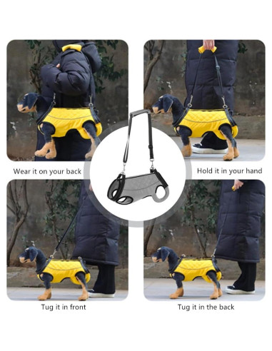 Arnés de Elevación para Perros LAROTSUBA Rojo Grande