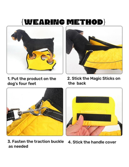 Arnés de Elevación para Perros LAROTSUBA Rojo Grande