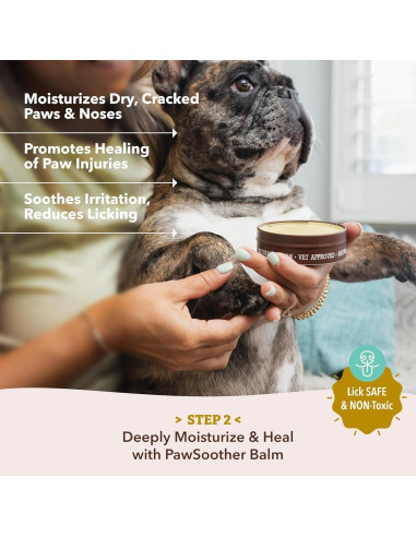 Bálsamo Soothing Natural Dog Company 4.25 g para Patas Secas