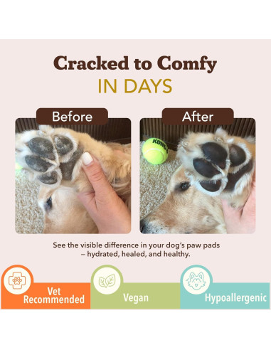 Bálsamo Soothing Natural Dog Company 4.25 g para Patas Secas
