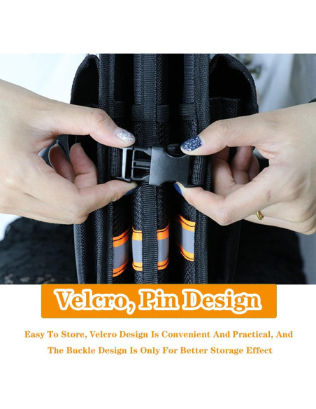 Organizador de Maletero de Coche Slrongpowlr 66L Plegable Negro