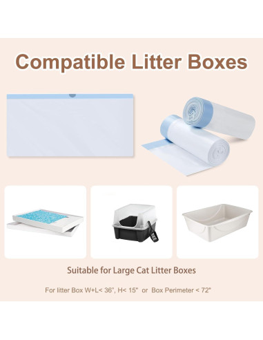 Paquete de 24 forros para caja de arena KropBom 94x41 cm