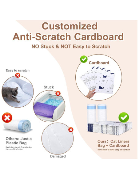 Paquete de 24 forros para caja de arena KropBom 94x41 cm