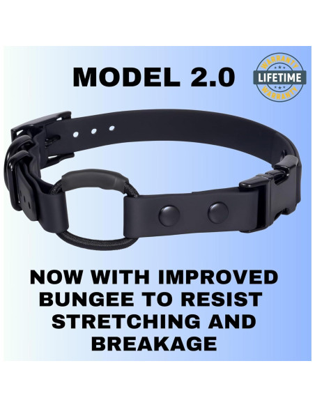 Collar Bungee para e-Collar Pawsitive Pet 1.9 cm Azul Claro