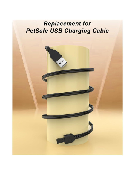 Cable de Cargador USB VHBW para Cerca Inalámbrica PetSafe 1.5m