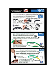 Correa de Reemplazo Sparky Pet Co para E-Collar 1.9 cm x 61 cm Azul 2