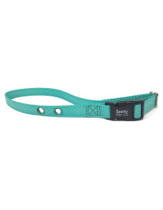 Correa de Nylon Ajustable Sparky Pet Co 3/4" Verde Azulado