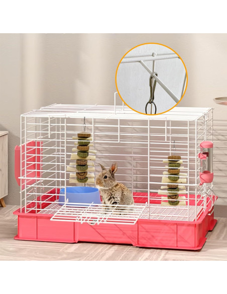 3 Juguetes de Masticar para Conejos Hamiledyi - Pastel de Hierba Natural