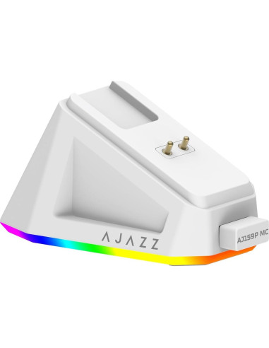 Ratón Gaming AJ159P MC Triple Modo 12000 DPI RGB Blanco