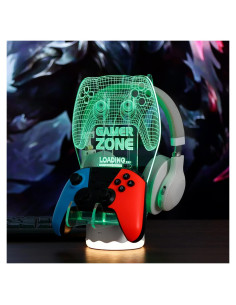 Soporte para Auriculares y Controlador YuanDian con Luz LED 3D