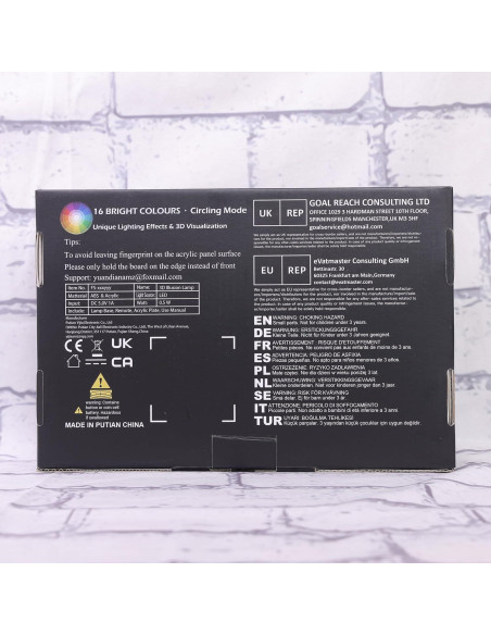 Soporte para Auriculares y Controlador YuanDian con Luz LED 3D