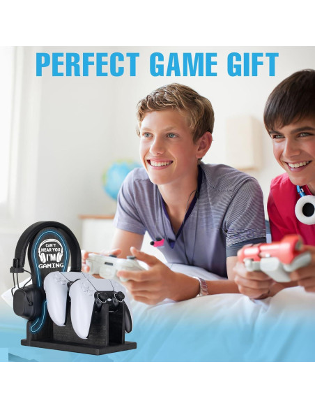 Organizador de Juegos Kaseny con Luz LED Neón Azul