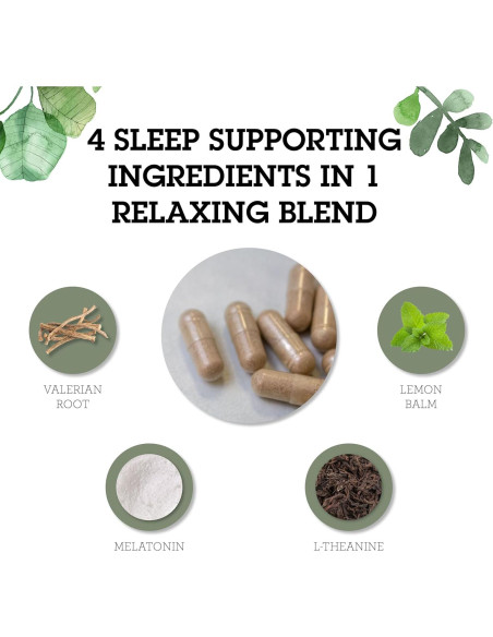 Suplemento de Sueño Quantum Health 5mg Melatonina 30 Cápsulas