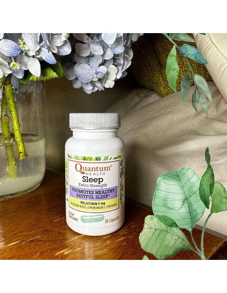 Suplemento de Sueño Quantum Health 5mg Melatonina 30 Cápsulas
