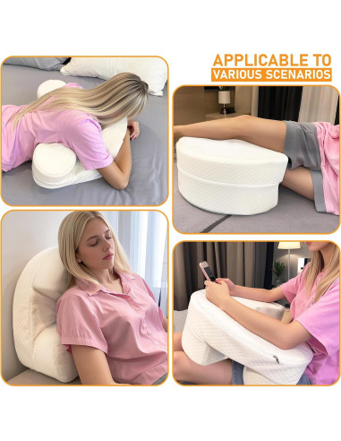 Almohada Ergonomica para Dormir de Lado JZHLLA con Agujero para Brazo