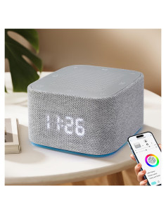 Máquina de Sonido Blanco PLJVOYK con Reloj Despertador y Bluetooth