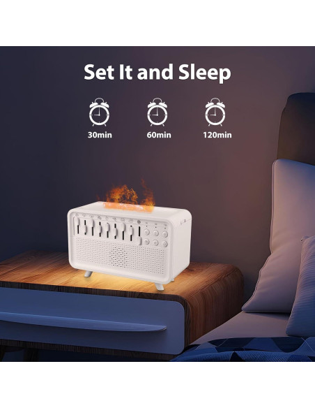 Máquina de Ruido Blanco 4 en 1 Sleep Solutions con Humidificador
