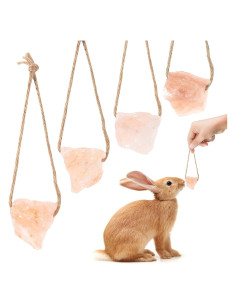 Paquete de 4 Bloques de Sal del Himalaya para Mascotas Pequeñas