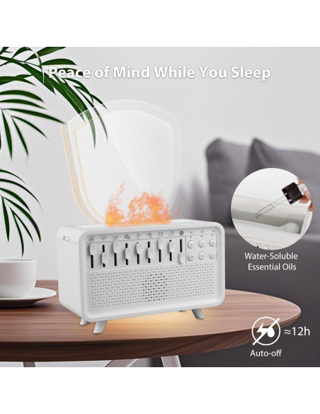Máquina de Ruido Blanco 4 en 1 Sleep Solutions con Humidificador