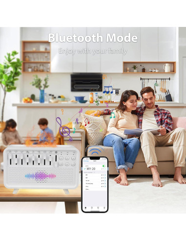 Máquina de Ruido Blanco 4 en 1 Sleep Solutions con Humidificador