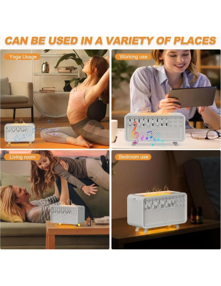 Máquina de Ruido Blanco 4 en 1 Sleep Solutions con Humidificador