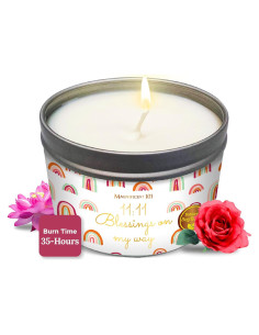 Vela de Afirmación Magnificent 101 - Cera de Soja 170 g - Aroma Salvia y Palo Santo - 35 Horas de Quema