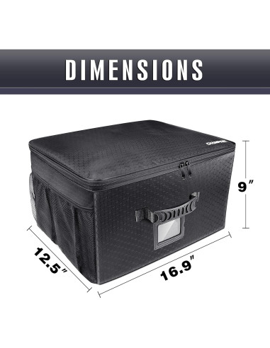 Organizador de Maletero de Golf Champkey Plegable Impermeable Negro