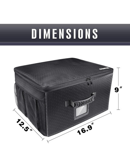 Organizador de Maletero de Golf Champkey Plegable Impermeable Negro