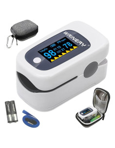 Oxímetro de Pulso WRINERY Portátil con Pantalla OLED