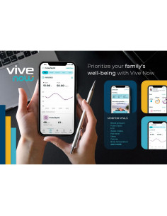Oxímetro de Pulso Bluetooth Vive Precision con Estuche y Baterías 2