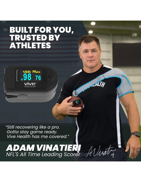 Oxímetro de Pulso Bluetooth Vive Precision con Estuche y Baterías