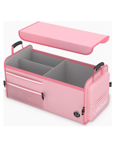 Organizador de Maletero LIBZAKI Plegable Rosa 63L/32L
