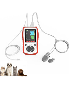 Oxímetro de Pulso Veterinario PROMEVET PVPM350 - Monitoreo SpO2, Frecuencia Cardíaca y Temperatura 2