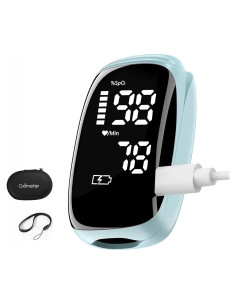 Oxímetro de Pulso FVYMZKA TY05, Medidor de Oxígeno SpO2, Rosa