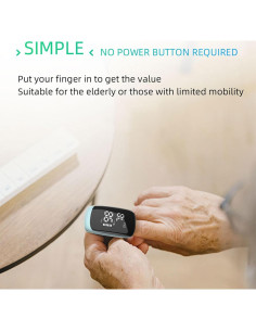 Oxímetro de Pulso FVYMZKA TY05, Medidor de Oxígeno SpO2, Rosa 2