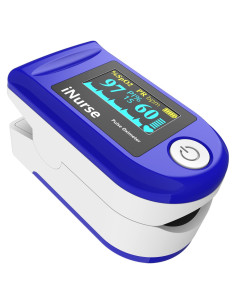 Oxímetro de Pulso Portátil LONGNAN con Pantalla OLED 1.2"